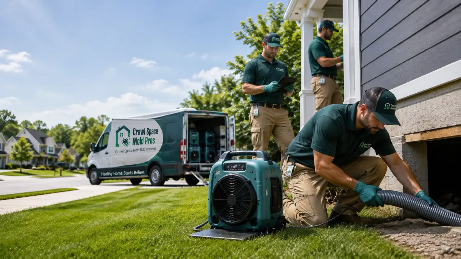 Crawl Space Mold Removal in Ute, IA